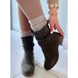 PA1 Theda Green mokkanahkasaappaat vihreä 2