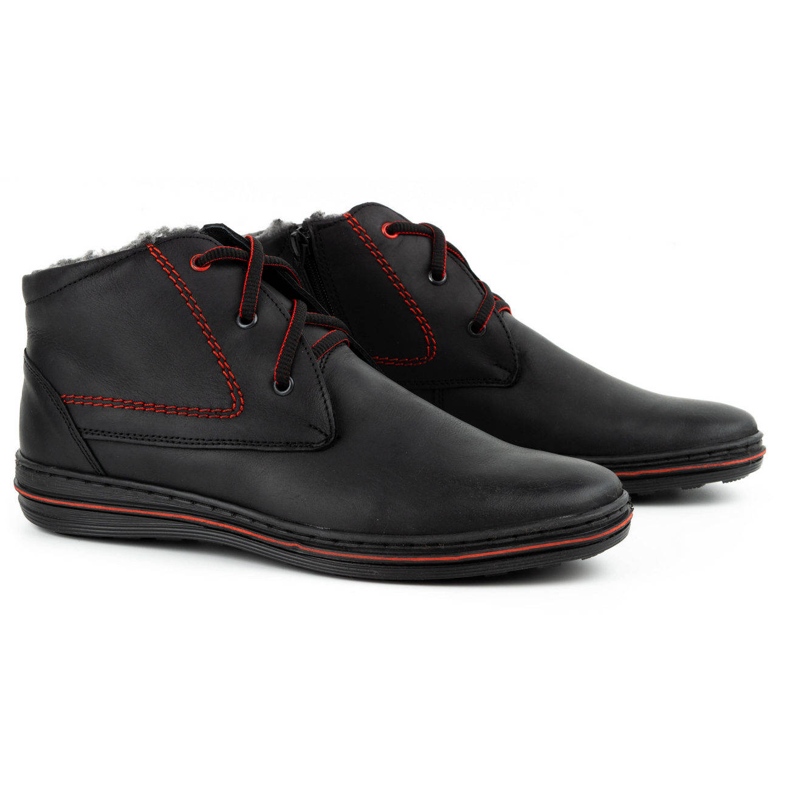 Polbut Naisten talvieristetyt saappaat 339 musta 2