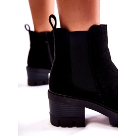 Seastar Eristetyt naisten saappaat vetoketjulla, musta 4