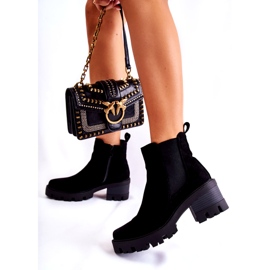 Seastar Eristetyt naisten saappaat vetoketjulla, musta 3