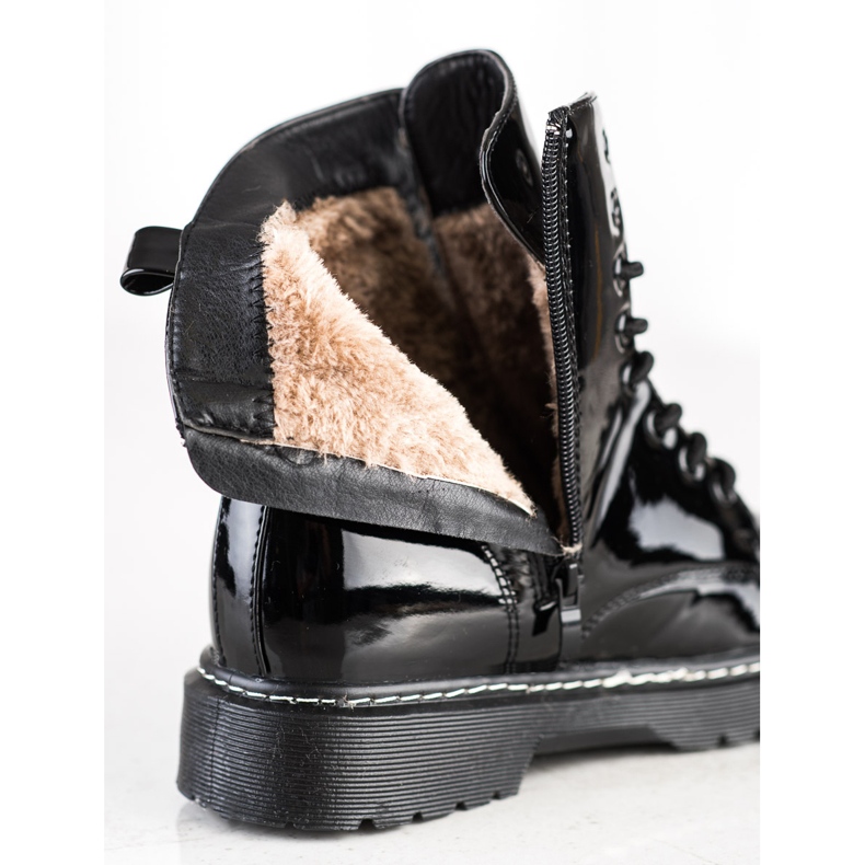 SHELOVET Muodikkaat mustat saappaat 1