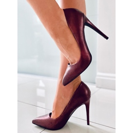 Leda Red naisten korkokengät punainen 1