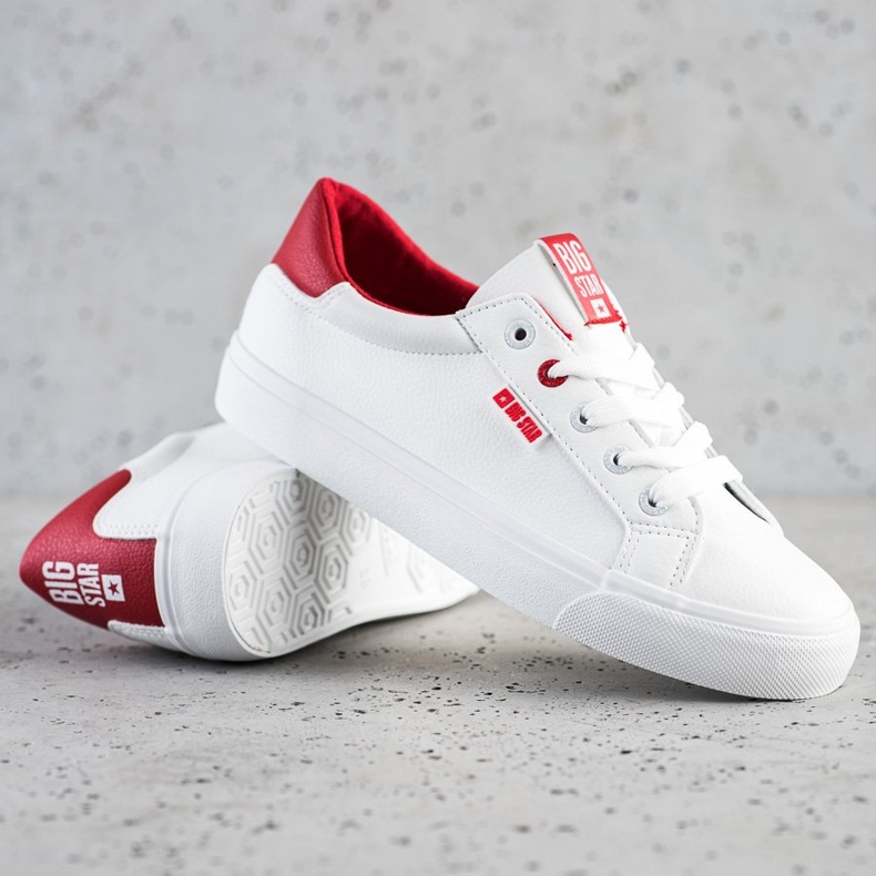 Big Star naisten tennarit EE274311 valkoinen 1