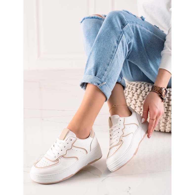 Weide Mukavat rento tennarit valkoinen 1