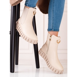 W. Potocki Naisten alustasaappaat Potocki beige 1