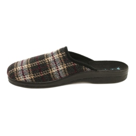 Miesten Adanex Plaid -tossut 27671 beige musta monivärinen 2
