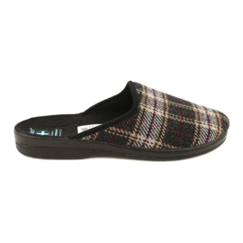 Miesten Adanex Plaid -tossut 27671 beige musta monivärinen 1