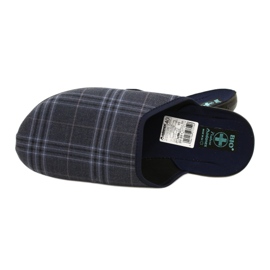 Adanex 27319 miesten ruudulliset tossut tummansininen sininen 4