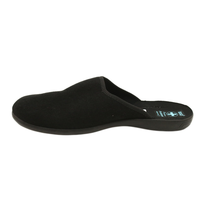 Miesten vakosamettitossut Adanex musta 2