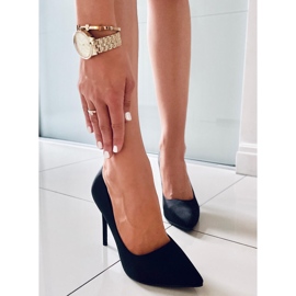 PA1 Naisten satiiniset korkokengät Talia Black musta 2