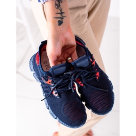 SHELOVET Kevyet urheilukengät punainen laivastonsininen 1