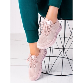 SHELOVET Vaaleanpunaiset urheilukengät vaaleanpunainen 1