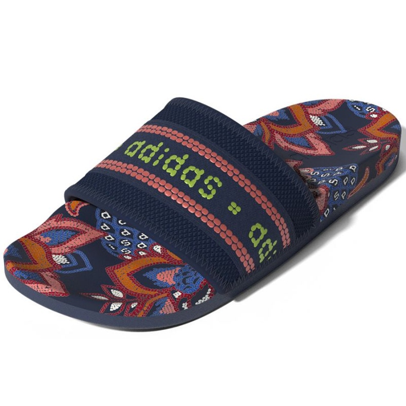 Adidas Adilette Comfort W GV7086 tossut punainen tummansininen vaaleanpunainen vihreä 2