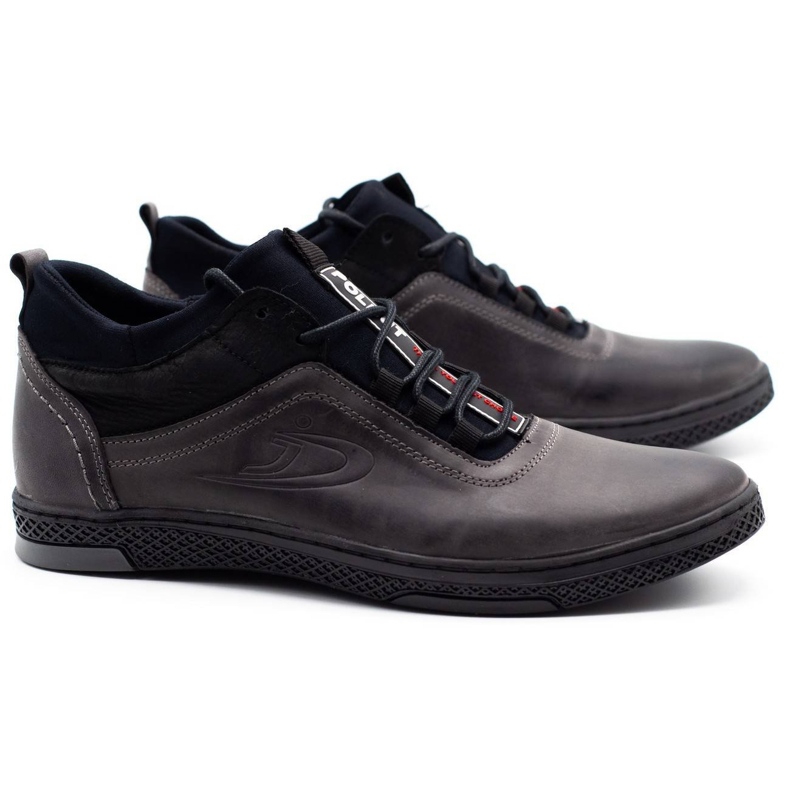 Polbut Miesten talvikengät K27F, harmaa musta 2