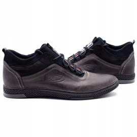 Polbut Miesten talvikengät K27F, harmaa musta 3