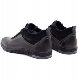 Polbut Miesten talvikengät K27F, harmaa musta 4