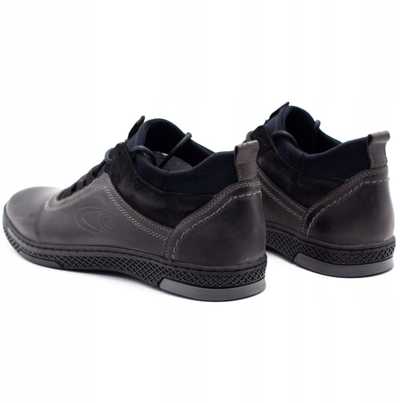 Polbut Miesten talvikengät K27F, harmaa musta 4