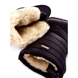 Naisten kevyet, eristetyt lumisaappaat Progress PROGJ-22-129 Musta 5