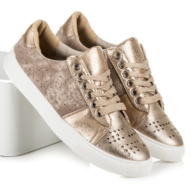 KYLIE nauhalliset tennarit keltainen 1