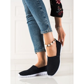 DK Avoimet nahkatossut tummansininen 1