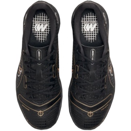 Nike Mercurial Vapor 14 Academy Ic Jr DJ2861-007 jalkapallokengät musta musta 1