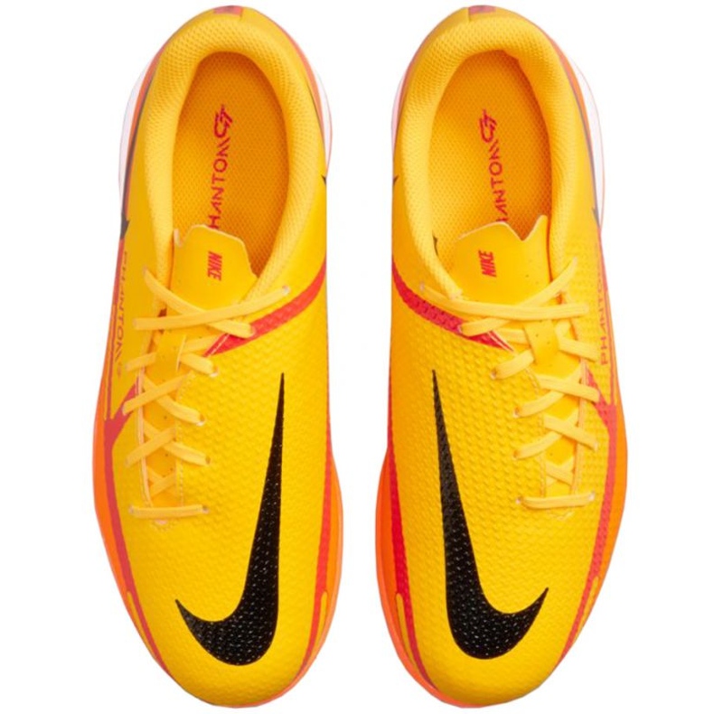 Nike Phantom GT2 Academy Ic Jr DC0816-808 jalkapallokengät oranssi appelsiinit ja punaiset 1