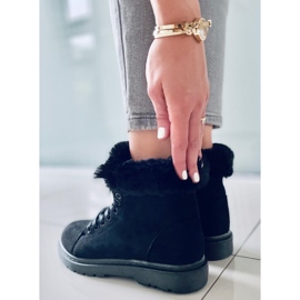 BM Pyöreitä saappaat turkista Morena Black musta 1