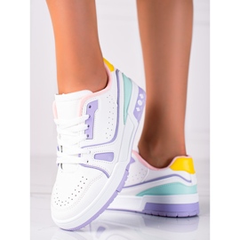 SHELOVET Muodikkaat urheilukengät valkoinen 1