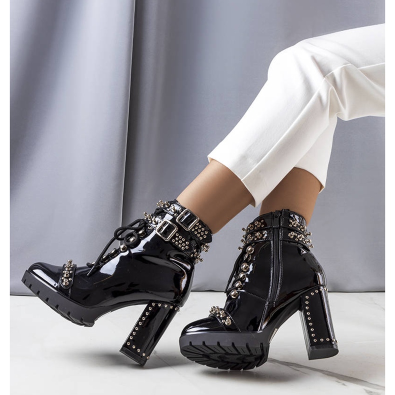 BM Mustat lakatut Goyon saappaat 2