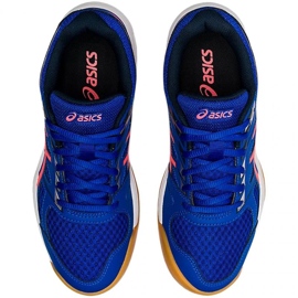 Asics Upcourt 4 W 1072A055 412 lentopallokengät sininen, pinkki sininen 1