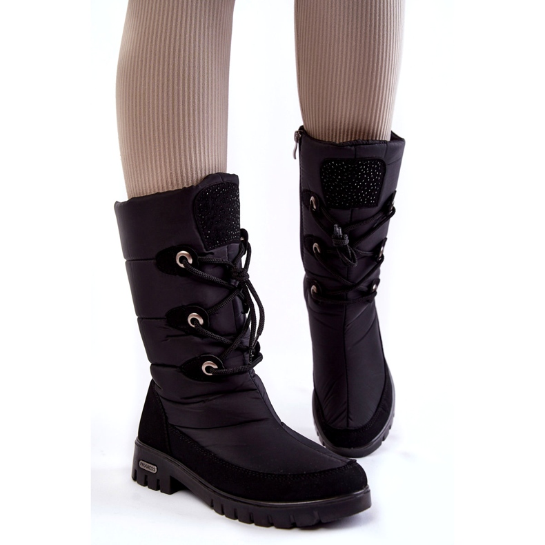 High Warm Snow Boots Progress PROGJ-20-07 Musta 5