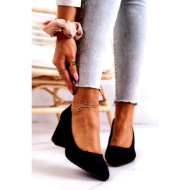 Suede pumput Sergio Leone PB411 musta 1