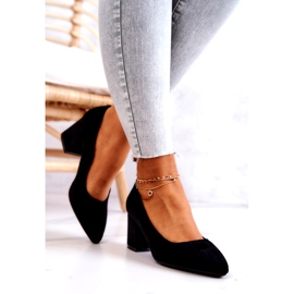 Suede pumput Sergio Leone PB411 musta 4