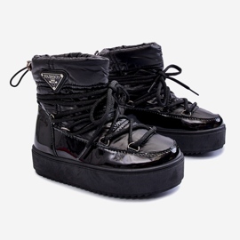 Lasten eristetyt lumisaappaat Black Colina musta 1