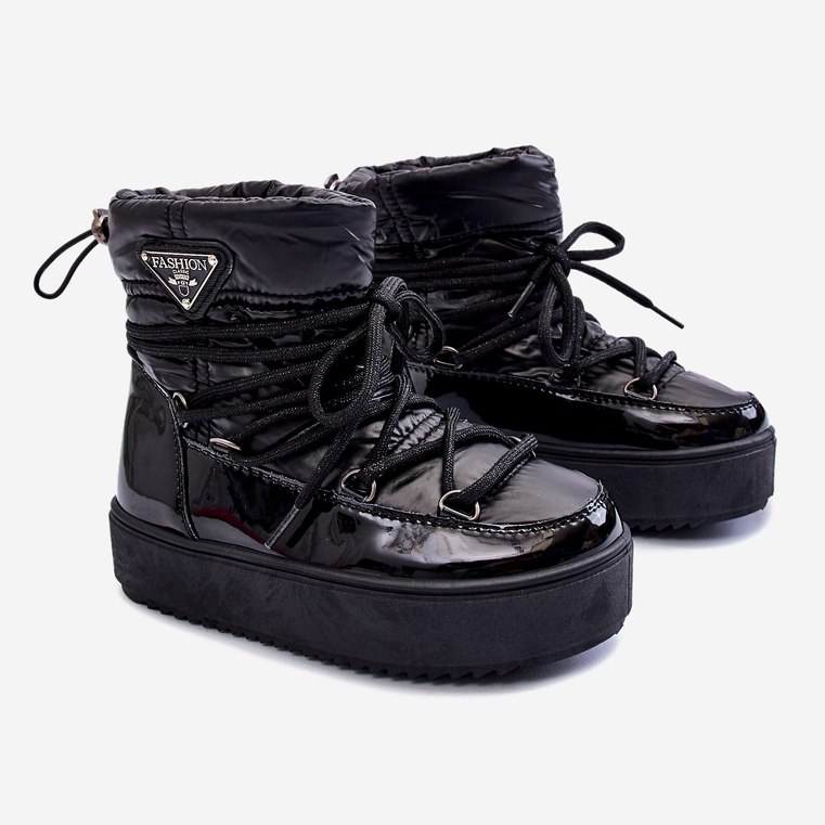 Lasten eristetyt lumisaappaat Black Colina musta 1