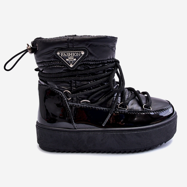 Lasten eristetyt lumisaappaat Black Colina musta 2