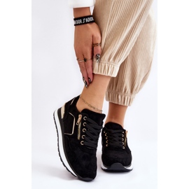 PG1 Riverside Black Suede Platform Trainers musta 1