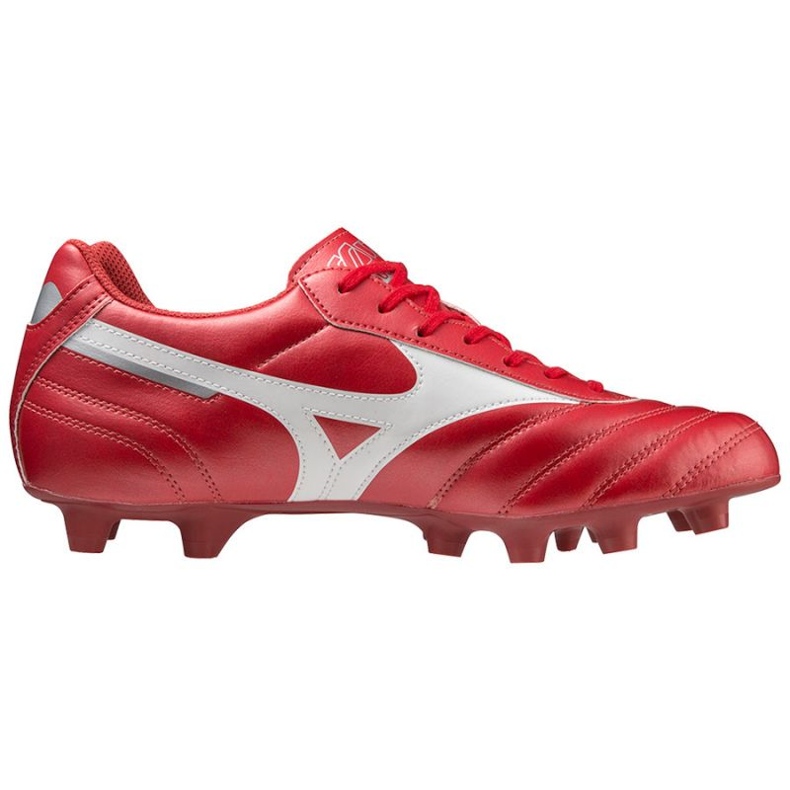Mizuno Morelia Ii Club Md M P1GA221660 jalkapallokengät punainen appelsiinit ja punaiset 1