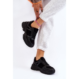 PG1 Muodikkaat urheilukengät lenkkarit, mustat Frezio 1