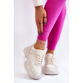 PG1 Muodikkaat urheilukengät lenkkarit Cream Frezio beige 1