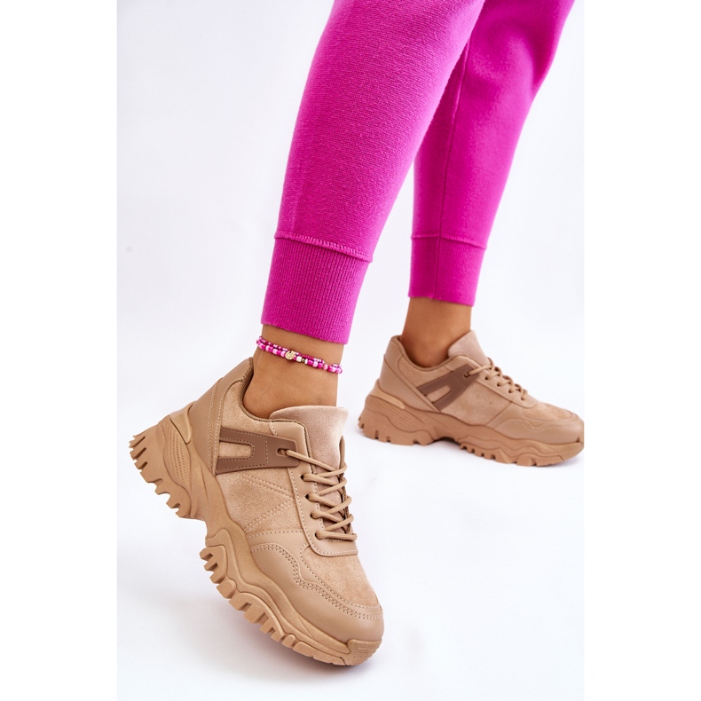 PG1 Muodikkaat urheilukengät Tennarit Beige Frezio 2