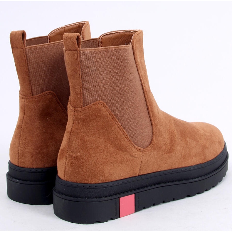 Chelsea saappaat korkealla pohjalla kamelilla NS139P Camel ruskea 2