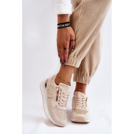 PG1 Naisten urheilukengät, joissa koristeellinen vetoketju Cream Adrea monivärinen 1