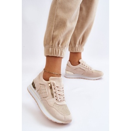 PG1 Naisten urheilukengät, joissa koristeellinen vetoketju Cream Adrea monivärinen 2