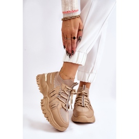 BM Naisten sukkahousut urheilukengät beige Berna ruskea 1