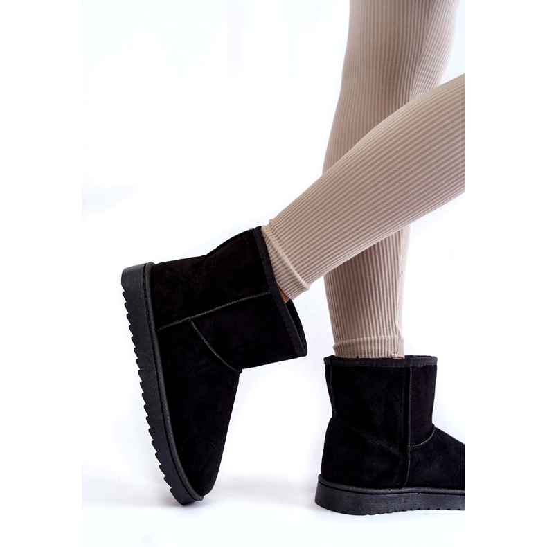 Naisten eristetyt mustat lumilaa saappaat 3