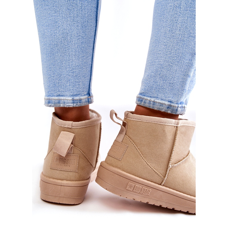 Naisten eristetyt lumisaappaat Big Star KK274290 Beige 2