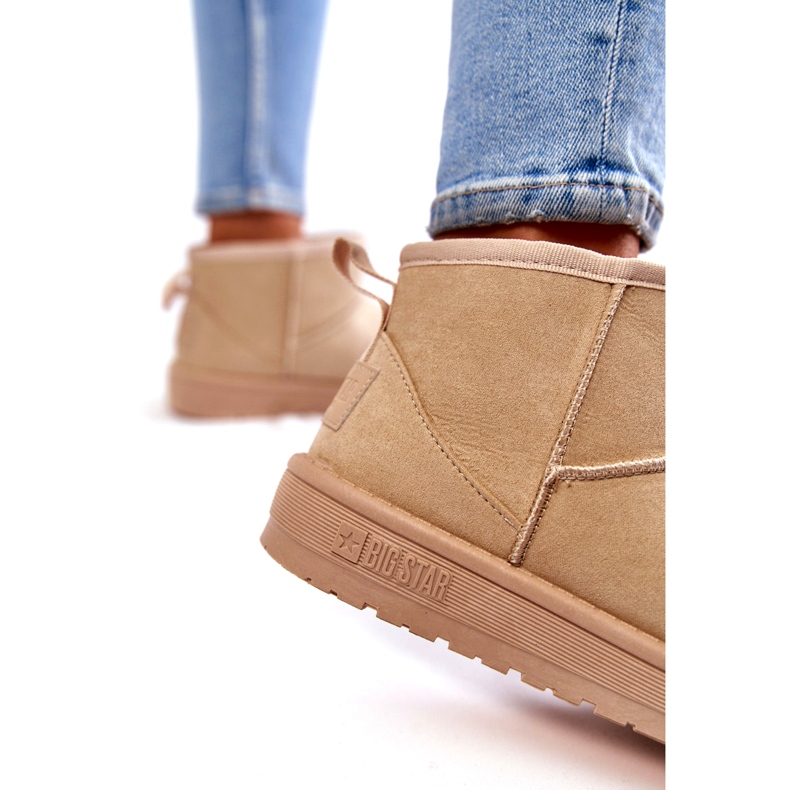 Naisten eristetyt lumisaappaat Big Star KK274290 Beige 3