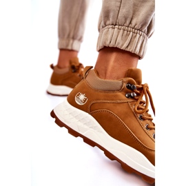 Naisten eristetyt kamelin vaelluskengät ruskea 3