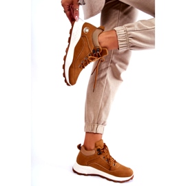 Naisten eristetyt kamelin vaelluskengät ruskea 2